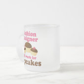 Mode Designer (Funny) Gift Matglas Koffiemok (Voorkant links)