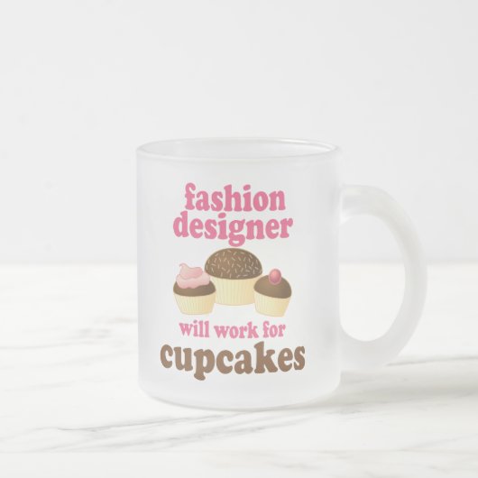 Mode Designer (Funny) Gift Matglas Koffiemok (Rechts)
