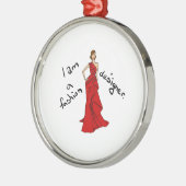 Mode Designer Metalen Ornament (Links)