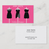 Mode Designer, ontwerper van fabrikant Visitekaartje (Voorkant / Achterkant)