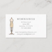 Mode Designer Studio en Tools Square Visitekaartje (Achterkant)