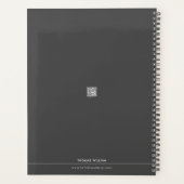 Mode Designer Zwart Planner (Achterkant)