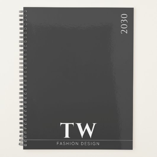 Mode Designer Zwart Planner (Voorkant)