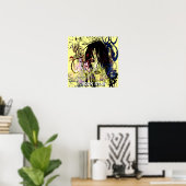 Mode Div Swirled Poster (Thuiskantoor)