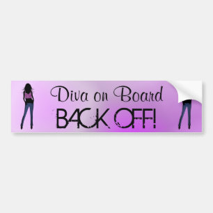 Mode Diva aan boord achter Bumpersticker