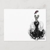 Mode Diva Briefkaart (Achterkant)