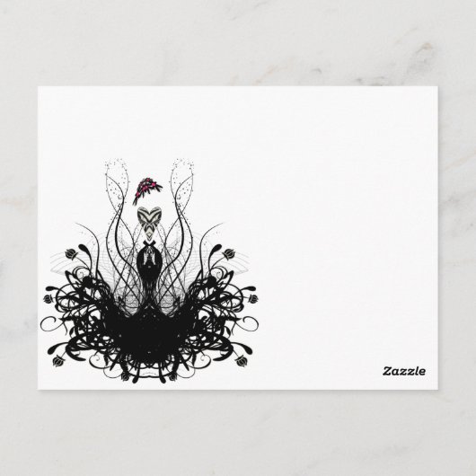 Mode Diva Briefkaart (Achterkant)