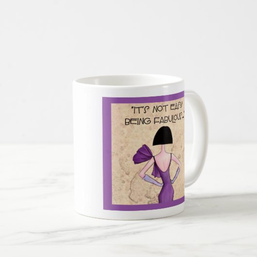 Mode Diva café Mug (Devant droit)