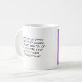 Mode Diva café Mug (Devant gauche)