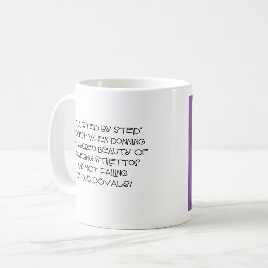 Mode Diva café Mug (Devant gauche)