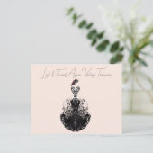 Mode diva - Gepersonaliseerd Briefkaart (Staand voorkant)