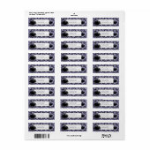 Mode Diva Lavendel retour adres label (Full Sheet)