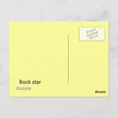 Mode Diva Swirled Briefkaart (Achterkant)