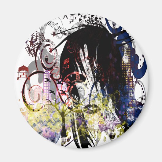 Mode Diva Swirled Magneet (Voorkant)