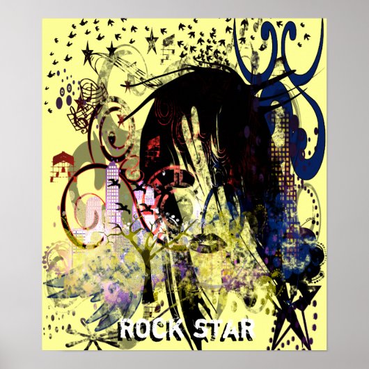 Mode Diva Swirled Poster (Voorkant)