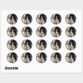 Mode Diva Swirled Ronde Sticker (Vel)