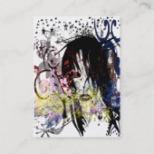 Mode Diva Swirled Visitekaartje (Achterkant)