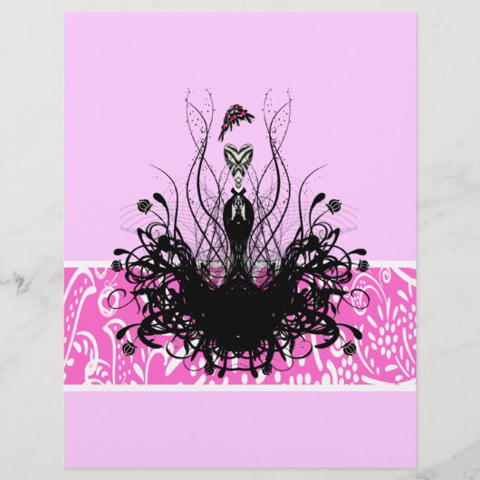 Mode Diva Uitnodigingen, Flyers en stickers (Voorkant)