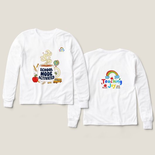 Mode école activé Retour à l'école (Motif Recto et Verso)