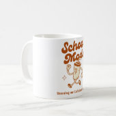 Mode école : Courir sur caféine et Wi-Fi - Mug (Devant gauche)