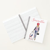 Mode élégant London Suitcase Custom Journal (Intérieur)