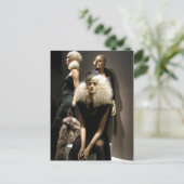 Mode en stijl briefkaart (Staand voorkant)