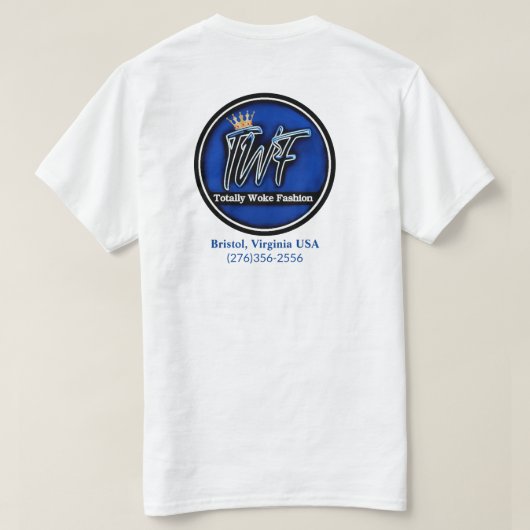 Mode entièrement Woke | Marqué | T-shirt (Design dos)