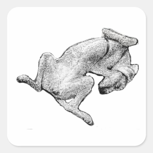 Mode Flope : Activé – Autocollant d'art de chien (Devant)