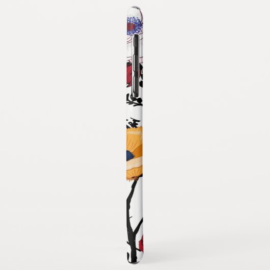 Mode Floral Case-Mate iPhone Case (Achterkant/links)