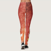 Mode florale 11 options Leggings (Dos)