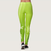 Mode florale 2-4 Options d'image Leggings (Dos)