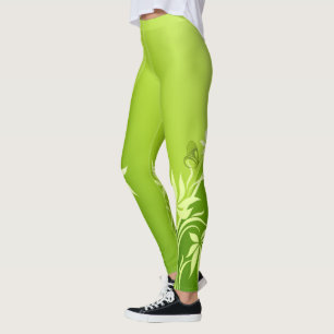 Mode florale 2-4 Options d'image Leggings