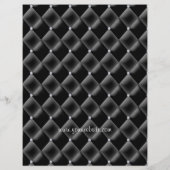 Mode Flyer Haar Salon Satijn Diamanten Zwart Roze (Achterkant)