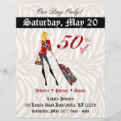 Mode Flyer-handtas voor Zebra Flyer (Achterkant)