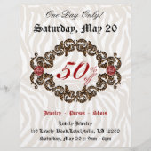 Mode Flyer Leren Laars Zebrahandtas (Achterkant)