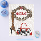 Mode Flyer Leren Laars Zebrahandtas (Enkel)