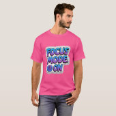 Mode Focus Sur T-shirt - Productivité Motivationne (Devant entier)