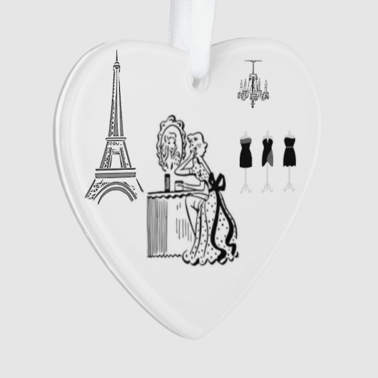 Mode française Paris Thème Ornement Décoration (devant)