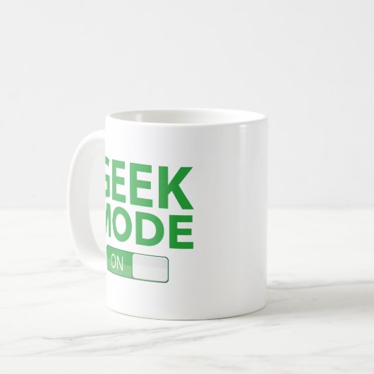 Mode geek Sur Mug Café (Devant gauche)