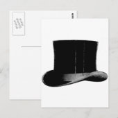 Mode Gentleman Top Hat Briefkaart (Voorkant / Achterkant)