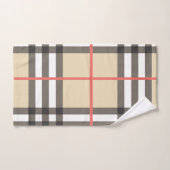 Mode géométrique écossaise motif (Serviette à main)