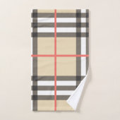 Mode géométrique écossaise motif (Serviette à main)