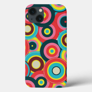 Mode Geometrische Vintage - Patroon Stijlvol Moder iPhone 13 Hoesje
