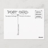 mode GIRL Briefkaart (Achterkant)