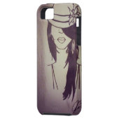 Mode Girl iPhone 5 Hoesje - Gepersonaliseerd (Achterkant Links)