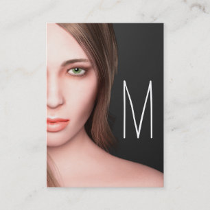 Mode Girl Monogram Visitekaartje