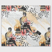 Mode girly cadeaupapier (Vlak)