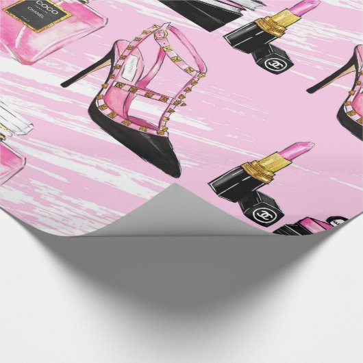 Mode girly cadeaupapier (Hoek)