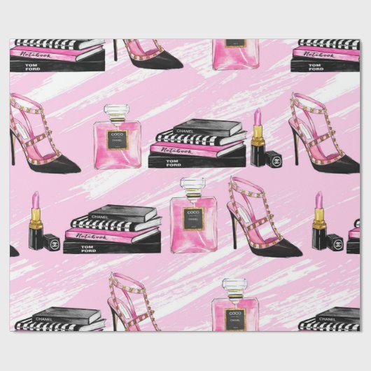 Mode girly cadeaupapier (Vlak)