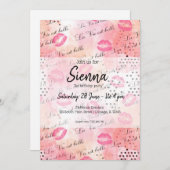 Mode girly kaart (Voorkant / Achterkant)